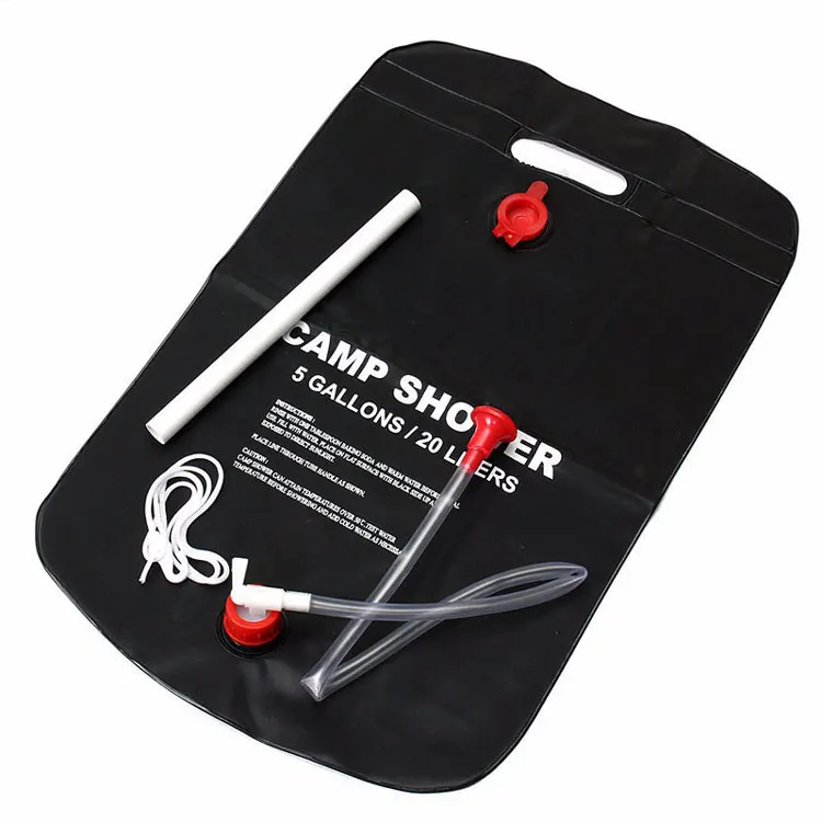 2020 Summer Production	wholesale camping supplies Solar Heating Shower Bag Summer Items Other Camping Solar Heating Shower Bag