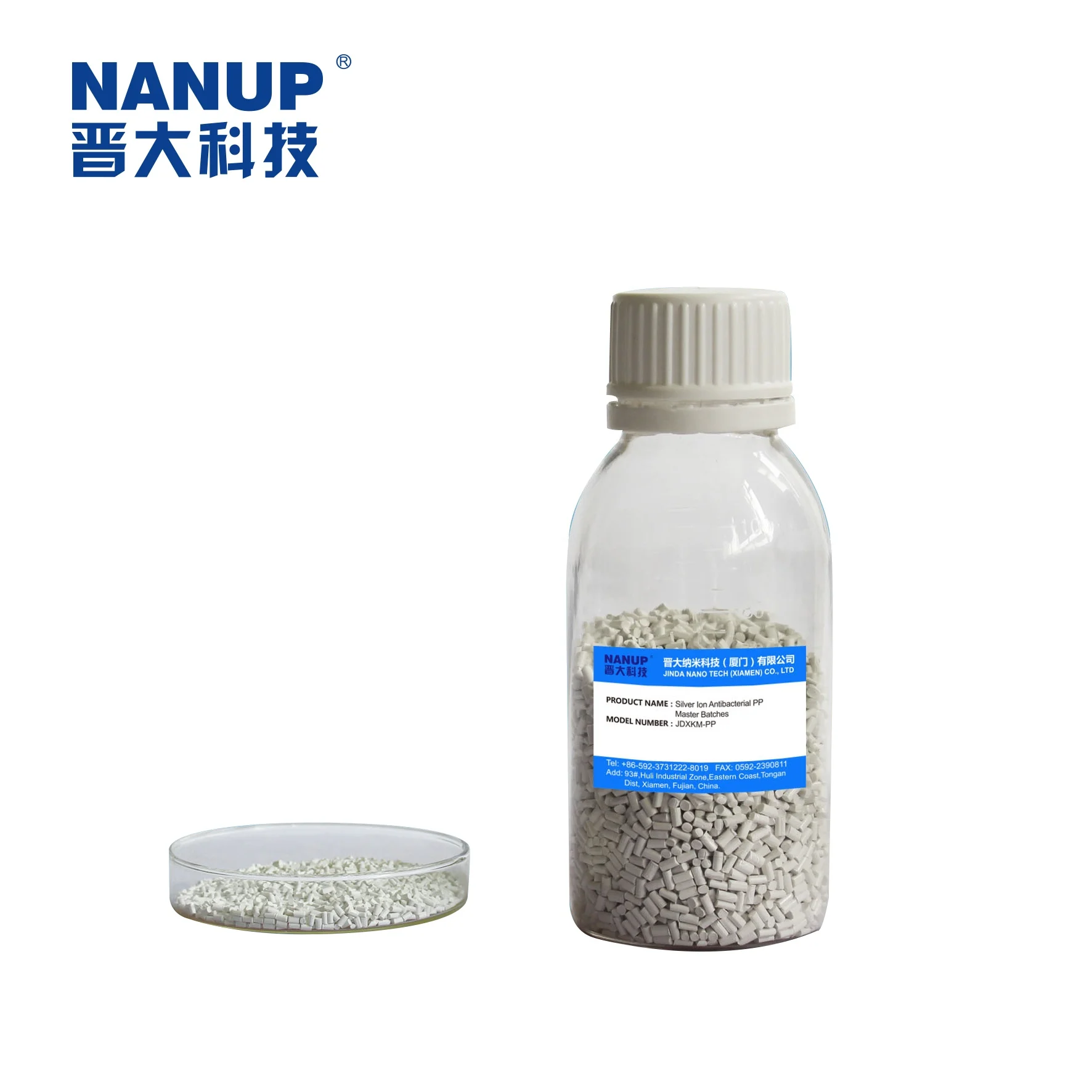 
High efficiency antimicrobial ag silver ion polypropylene PP fiber masterbatch price for hospital surgical gown 