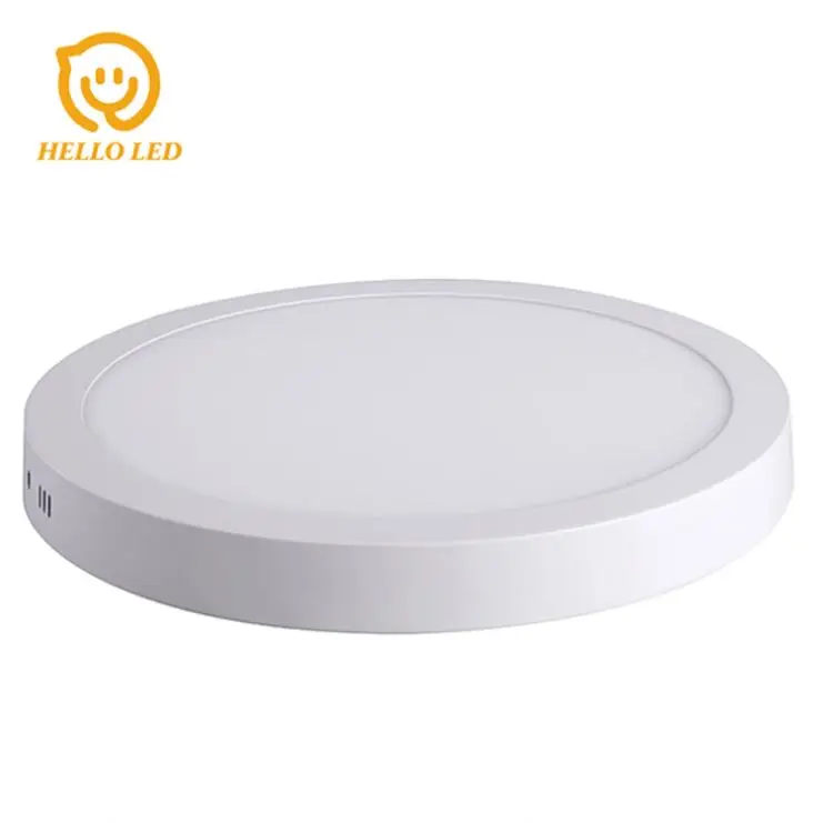 Super bright smd 2835 surface round ceiling panel 6w led light