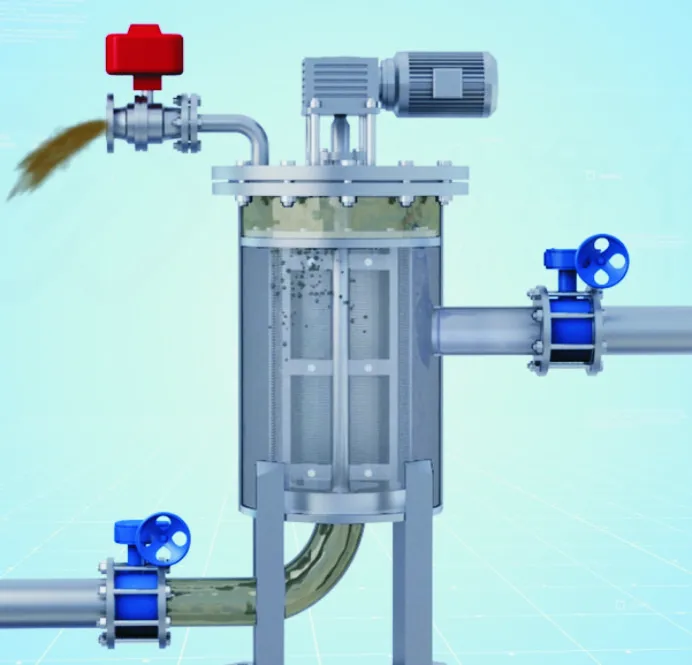 
Industry Water Filtration Automatic Brush Type Self Cleaning Filter for Solid Particle 