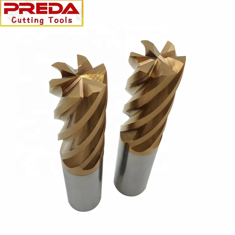 6 Flutes HRC55 20mm finishing Solid Carbide milling cutter for stainless steel