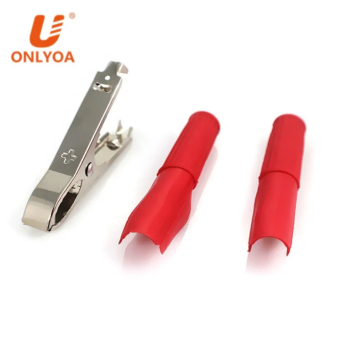 ONLYOA Insulated 75mm 30A Steel Battery Test Crocodile Clip Alligator Clamp alligator clamps