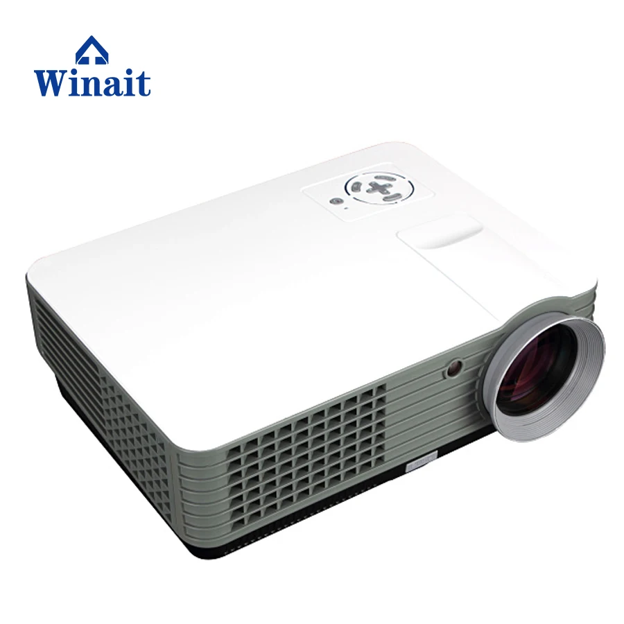 801 Winait 15 градусов физическая коррекция изображения флип 360 градусов флип дешевый мини портативный проектор
