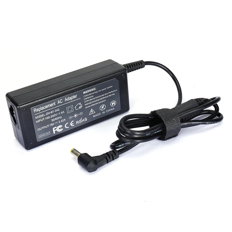 
19V 3.42A 65W Charger for Acer Aspire E15 ES1 E1 E5 E1-571 E5-575G 5.5*1.7mm 
