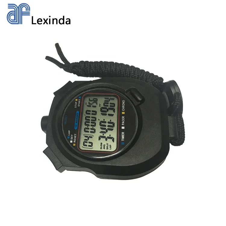 OEM Professional 10 Lap memory Stopwatch,1/100th Second Daily Rainproof Digital Timer clock for Sports Match Coach
