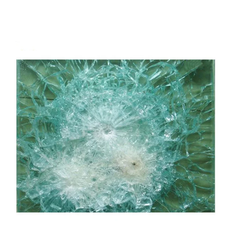 bulletproof glass high quality laminated temper glass