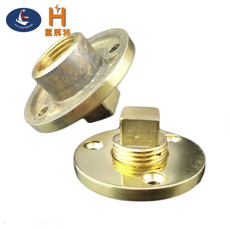 Marine supplies sailboat parts accessories Brass scupper Drain Plug