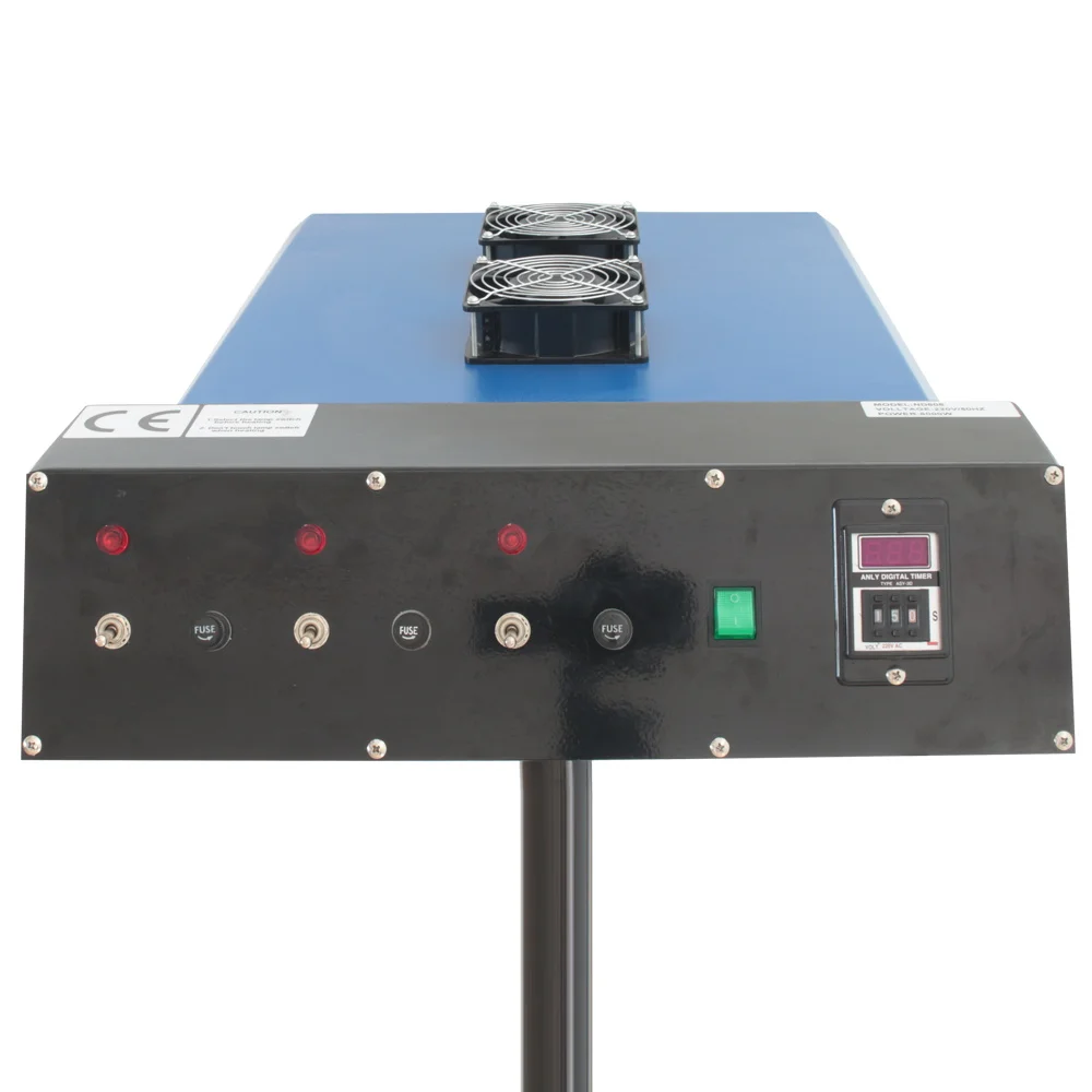 ND606 Movable Screen Printing Flash Dryer With Casters and sensor