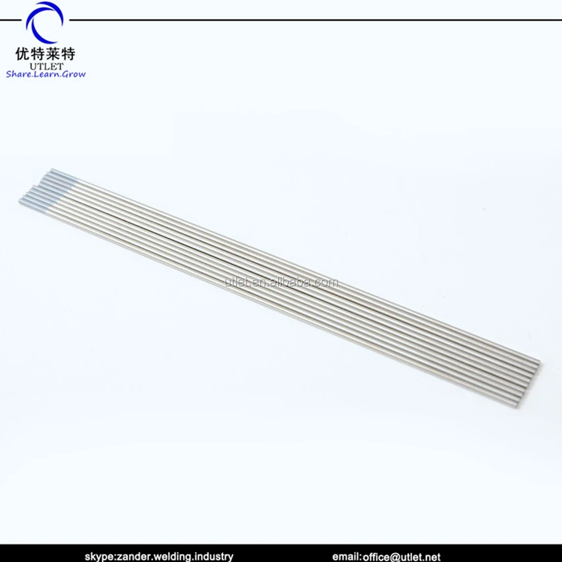 WC20 Tungsten electrodes tig welding rods tungsten rods with low price