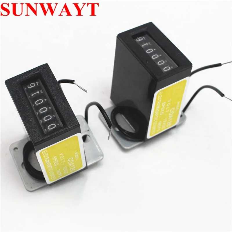 Arcade 6 digits 12V mechanical coin counter meter for arcade coin acceptore operated vending machines