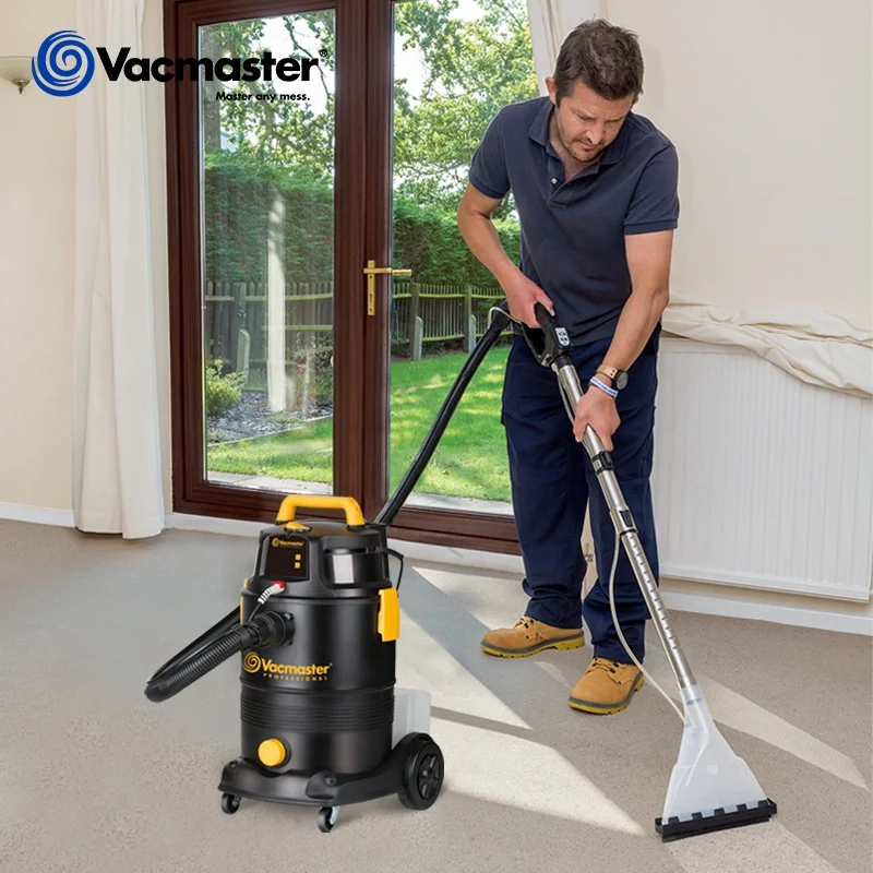 Промышленный центральный пылесос Vacmaster для мойки автомобилей с резервуаром из нержавеющей стали 1300 Вт 30 литров-VK1330PWDR