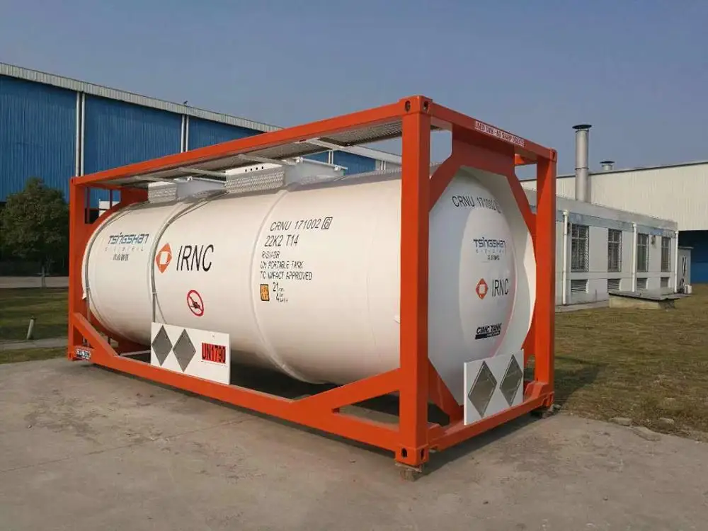  Портативный контейнер-резервуар для химической hcl кислоты ASME приемлемые всех видов среды ccs ISO 20