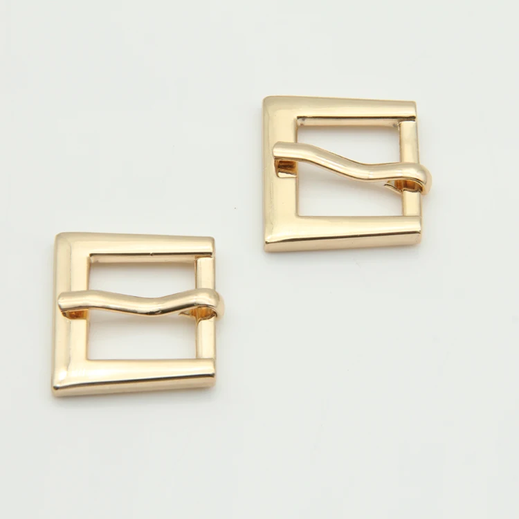 Custom Light Gold Fastening Metal Pin Belt Buckle Custom Fastening For Handbag