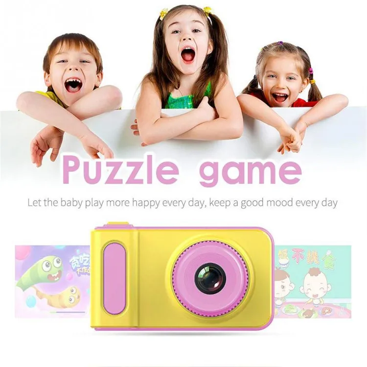 Mini Digital Camera 2 Inch kids Cartoon Cute Camera Toys Children Birthday Gift 1080P Toddler Toys camera
