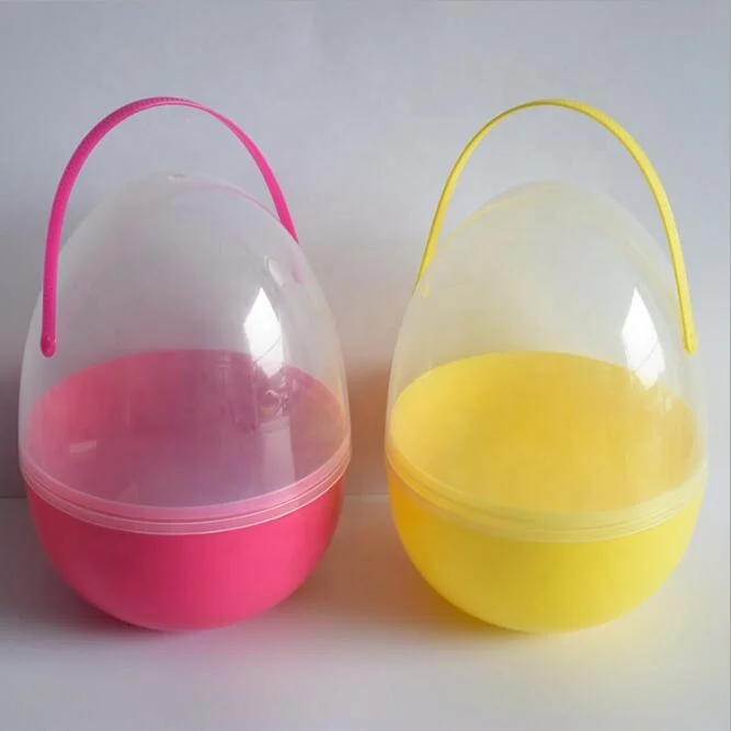 10inch Easter Eggs Holder With Handle Giant Easter egg decorations Big Jumbo Egg