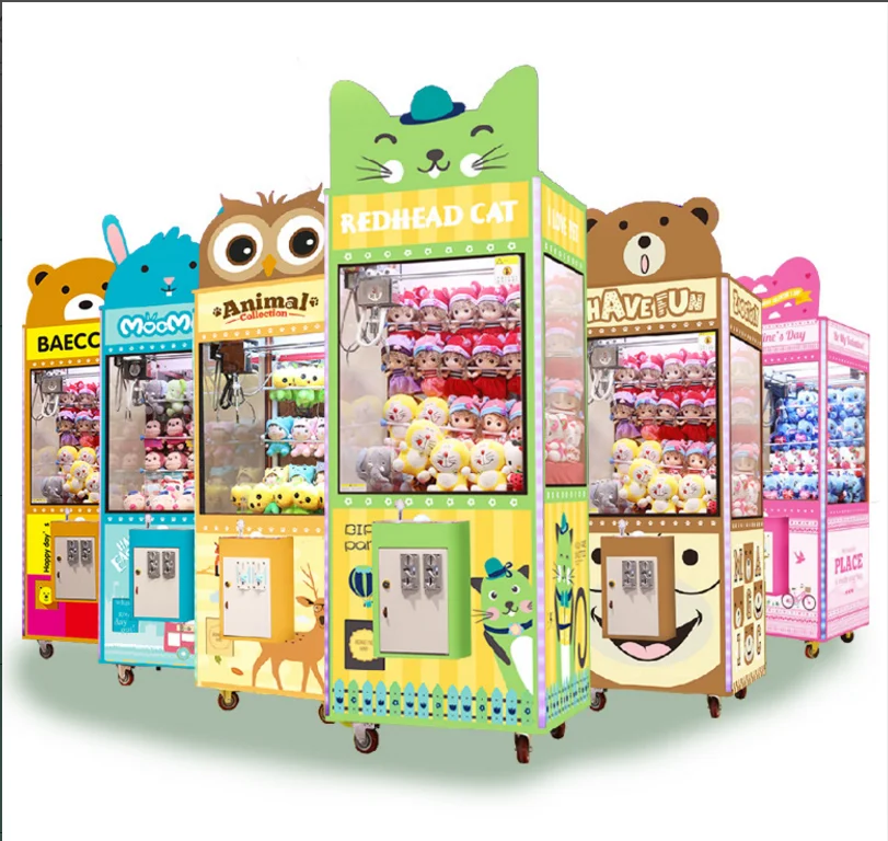 Top Sale Coin Operated Arcade Indoor Sport  Girl Heart Baby Prize Claw Crane Gift Game Machines  For Sale
