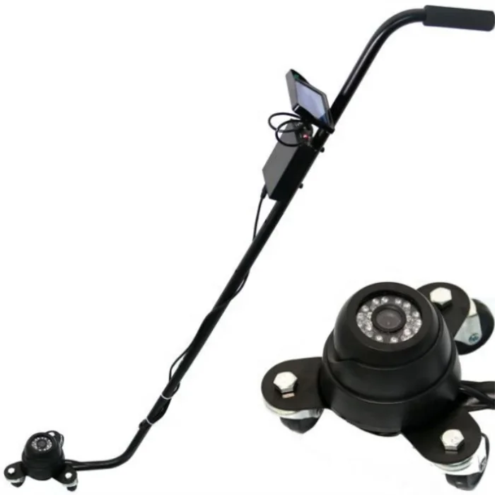 Handheld Under Carriage Bomb Check with 7 inch TFT-LCD Inspection Camera V3D