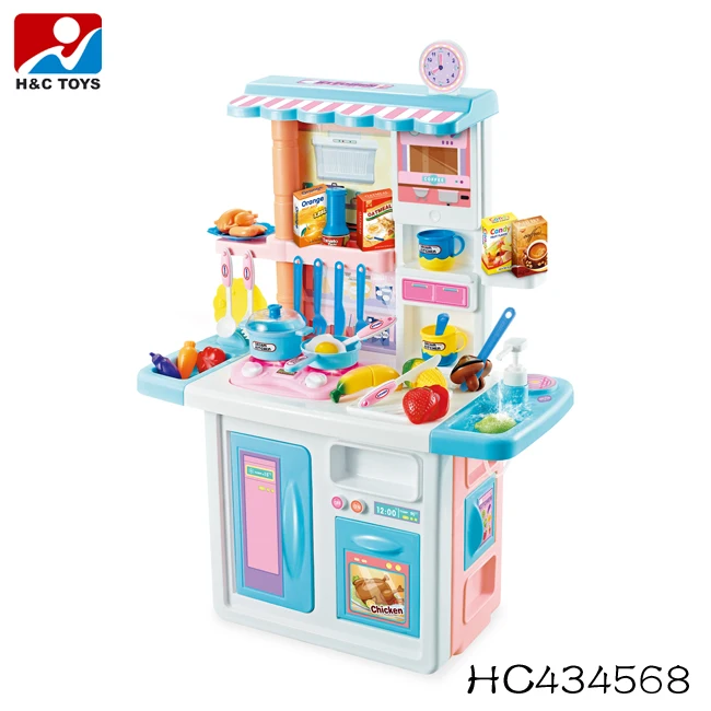 
Parent-child interaction cooking table game big kitchen set toy for kids HC436275 