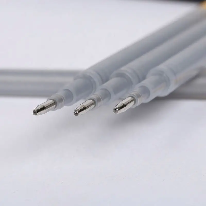 Top grade examination use good writing advertising classic silver refill pen