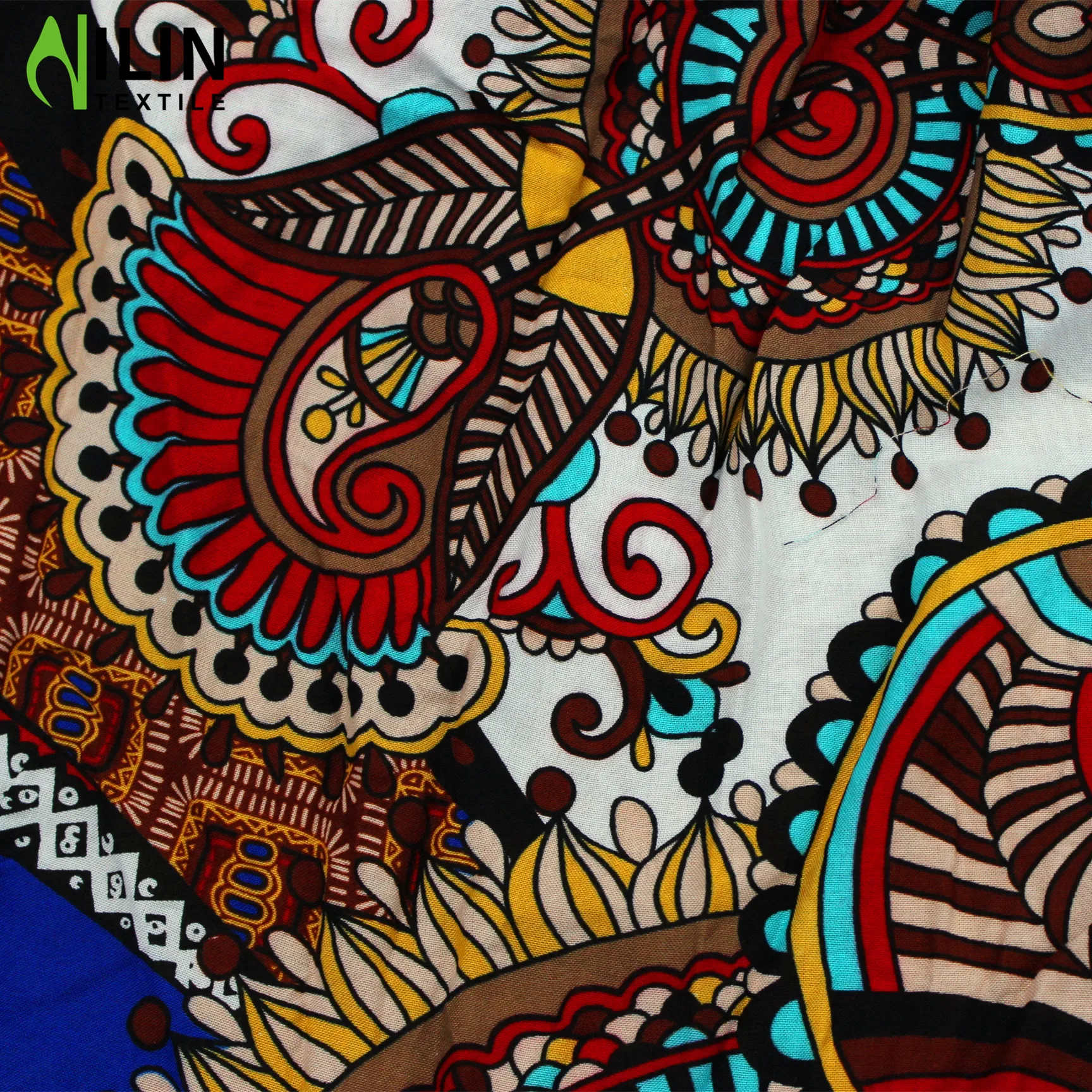 Wholesale 100% rayon rayon challis fabric digital printing for dress