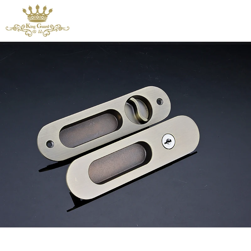 Manufacture China Cheap Durable Wooden Door Lock Sliding Door Lock with Key