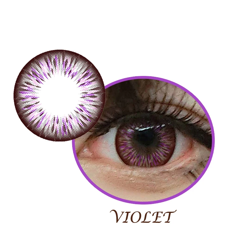 Meetone Lolly yealy big eye 3 tone doll eyes contact lenses
