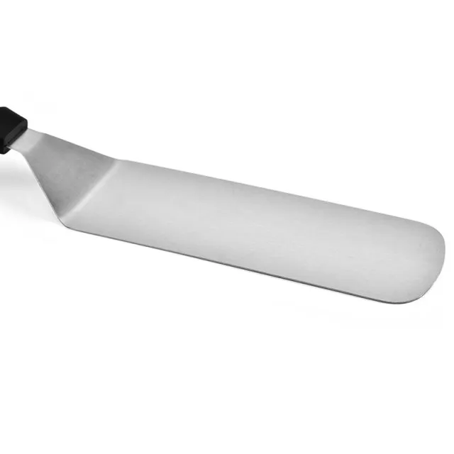Твердый Тернер из нержавеющей стали с пластиковой ручкой 19,2x7,2 см лезвие