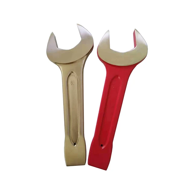 China non sparking tools manufacturer slogging hammer open end spanner