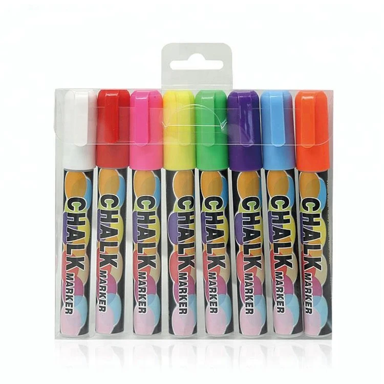 Профессиональный подгонянный цвет флуоресцентный Жидкий Мел Ручка/Waterborne маркер ручка