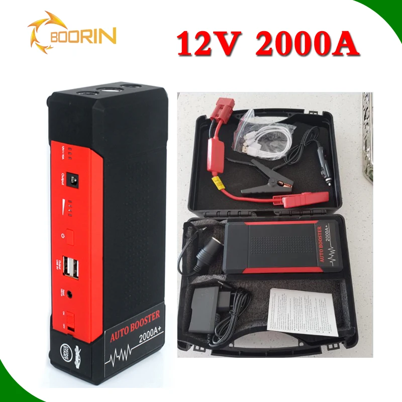 2019 emergency jump power bank start 12v 24v heavy duty 18000mah 20000mah waterproof car battery charger jump starter battery