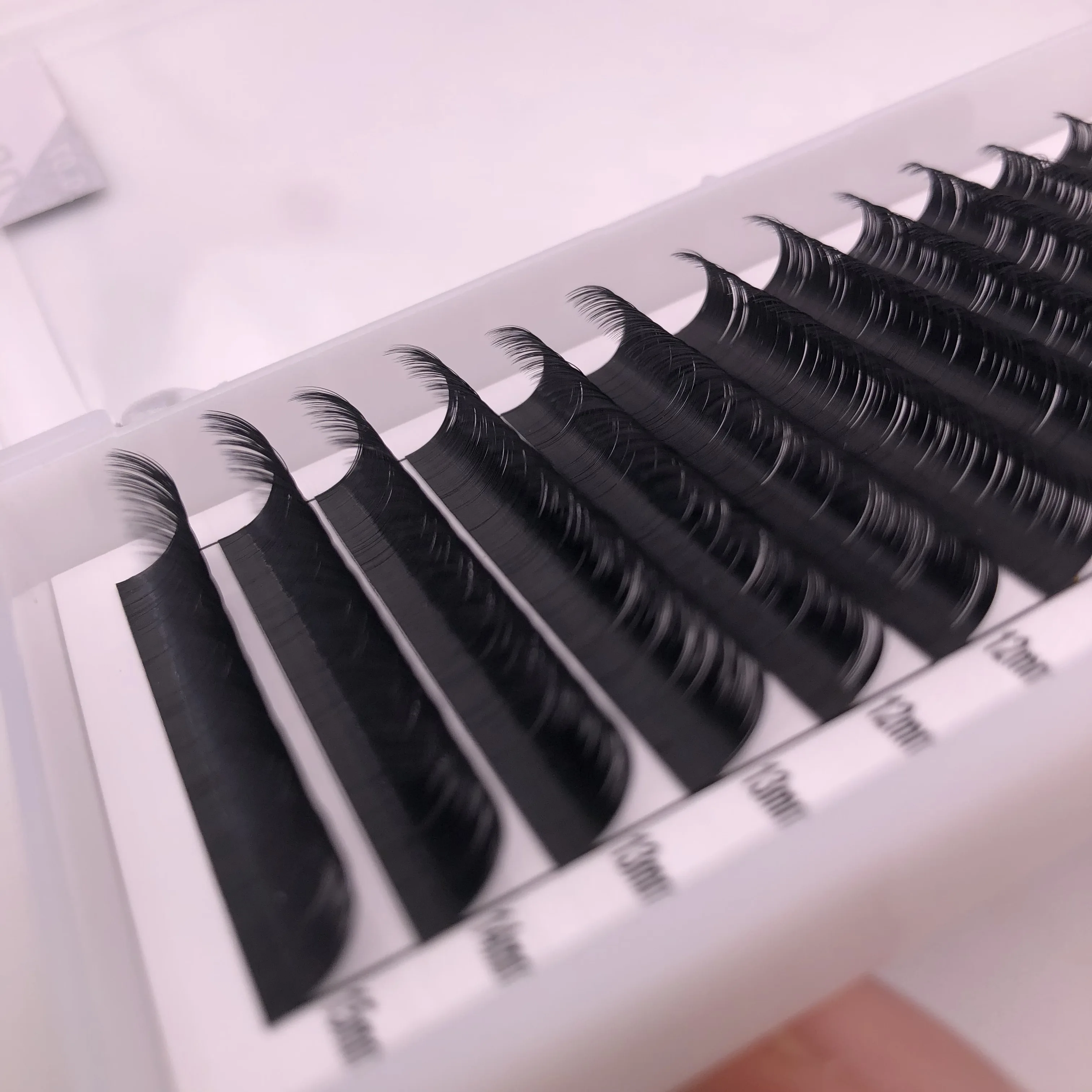 Уникальные ресницы, новый стиль, высокое качество, объемные ресницы, корейский инструмент для макияжа PBT, Искусственные ресницы, синтетический шелк, плоские ресницы для наращивания