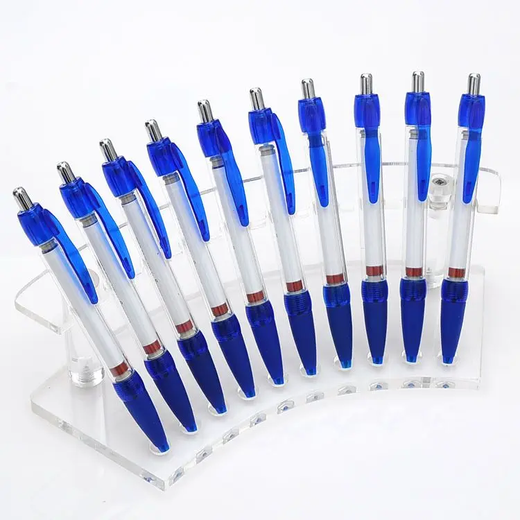 Custom printed advertising pull out flag pen retractable banner pen