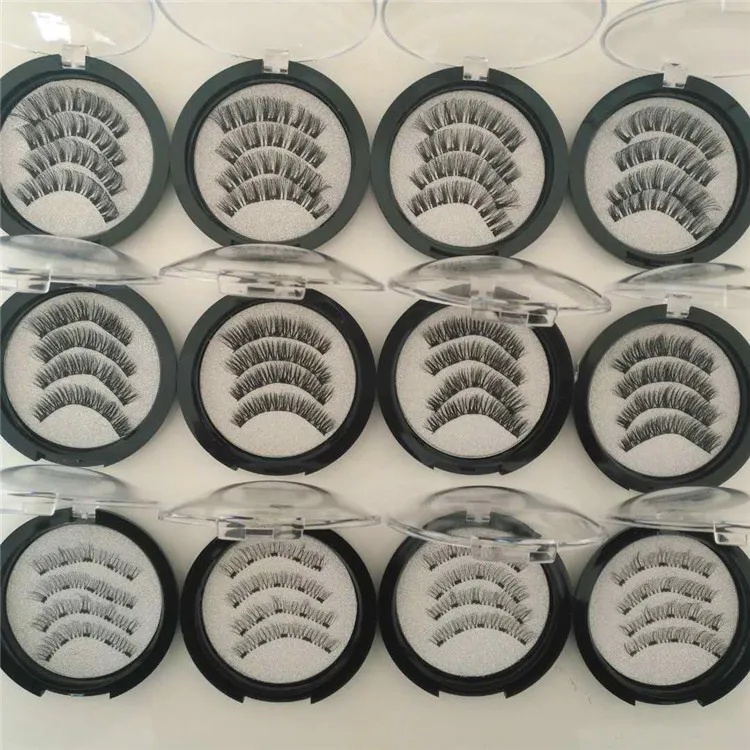 Лидер продаж, индивидуальные магнитные ресницы для упаковки бриллиантовых ресниц