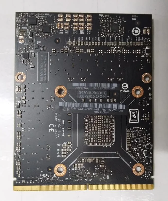 01AV355 for LENOVO P3000 N17E-Q1-A1 6GB GDDR5 Graphics Video Card