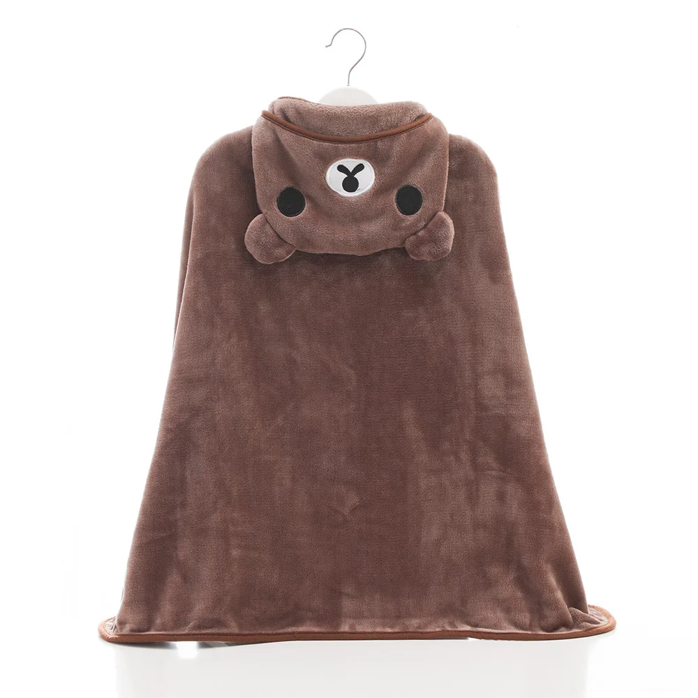 High Quality Wholesale Super Soft Baby Blanket Scarf Shawl Embroidered Hooded Blanket