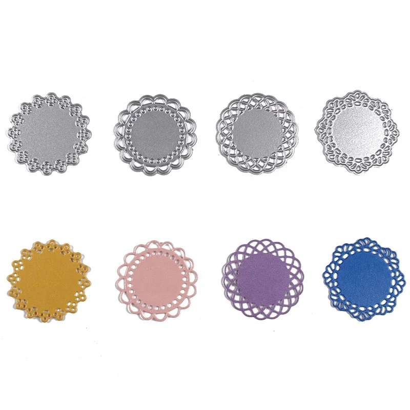 
Round Custom Scrapbooking & Paper Crafting Metal Curve Stencil Cut Die JT151 