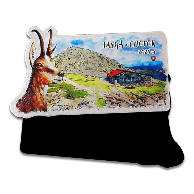 New Products Home Decoration Tourist Norway Gift Hungary 3d Foil Aluminium Fridge Magnet