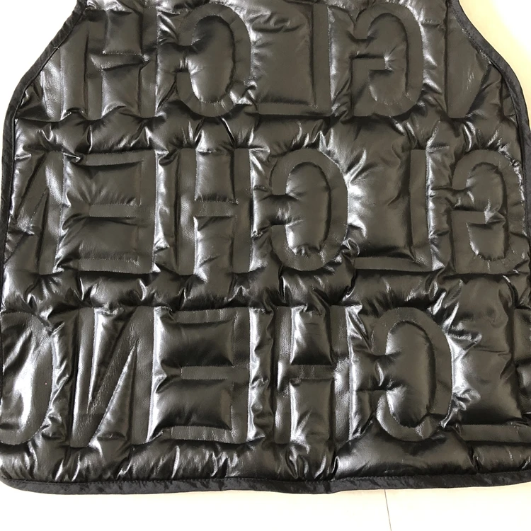 Custom Printed Durable Waterproof Polyester Down Jacket Fabric