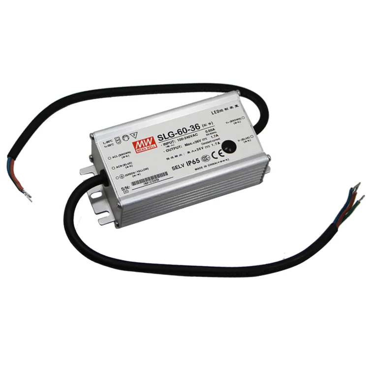 Mean Well SLG-60-36 IP65 коммутирующий трансформатор 60 Вт В 36 В светодиодный драйвер светодио дный питания