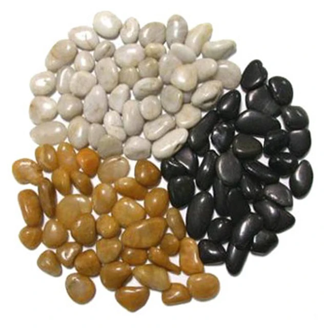 wholesale high quality polished  landscaping cobblestone for Paving Roads