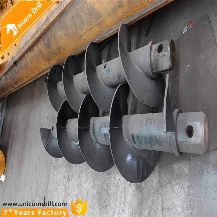 35crmo Customized Manufacturer Clay Cutter Teeth Helix Joint Spiral Soil Auger Piling Pile Driver Mini Cfa Rotary Drilling Rig