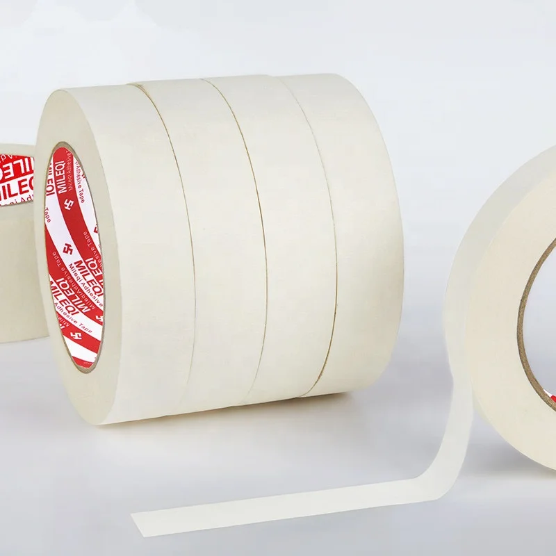 
Mileqi good quality high adhesive multi purpose custom washi masking crepe paper tape 