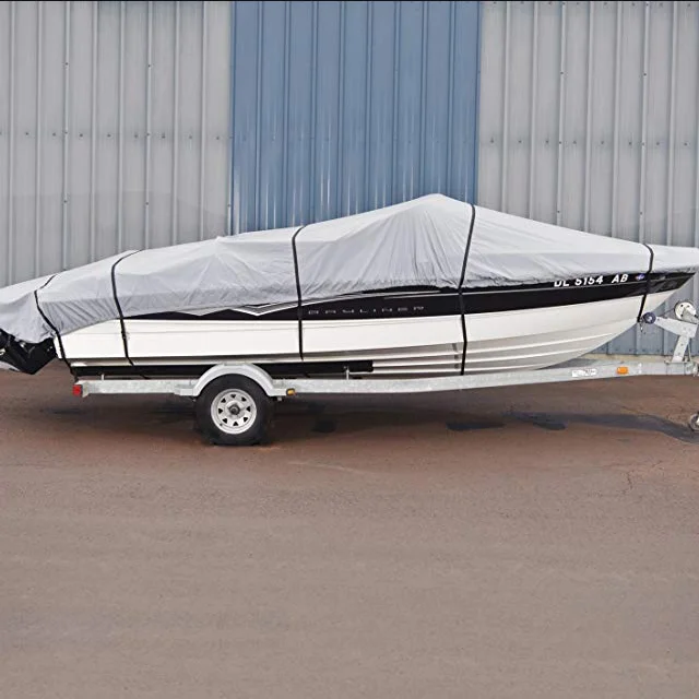 
Lightweight Waterproof Full Size Motorboat boat cover tent fits Hard Top/T-Top Boats 