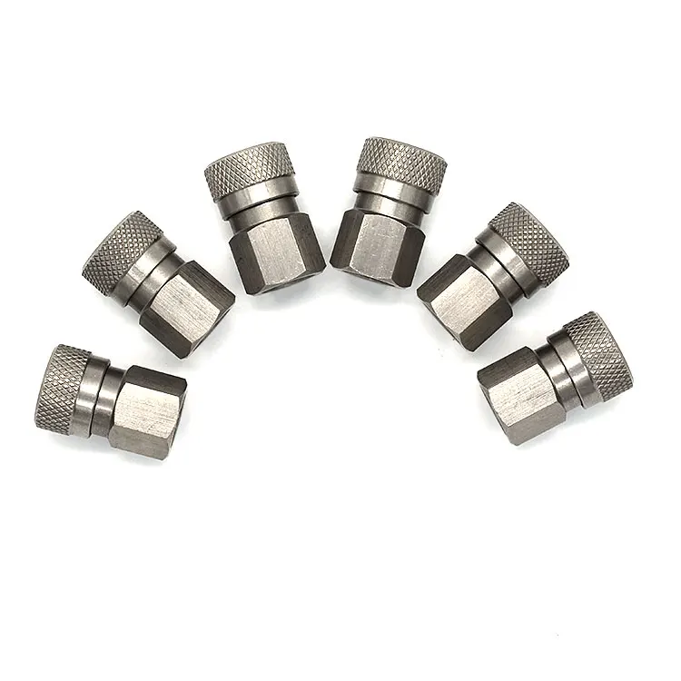 Stainless Steel Paintball Adaptor Female Quick Disconnect with Inner Thread