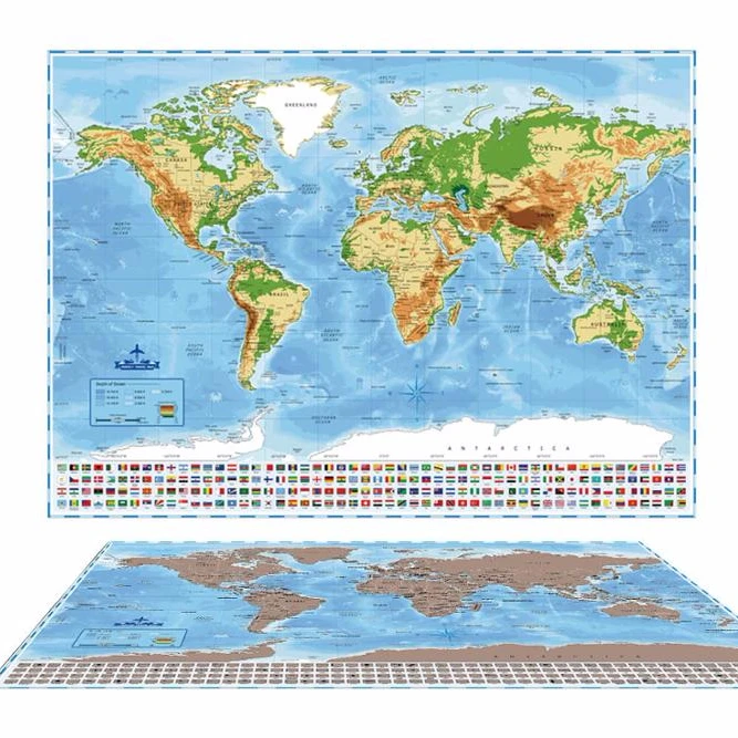 
High Quality Talking Large world map to scratch  (62076571242)