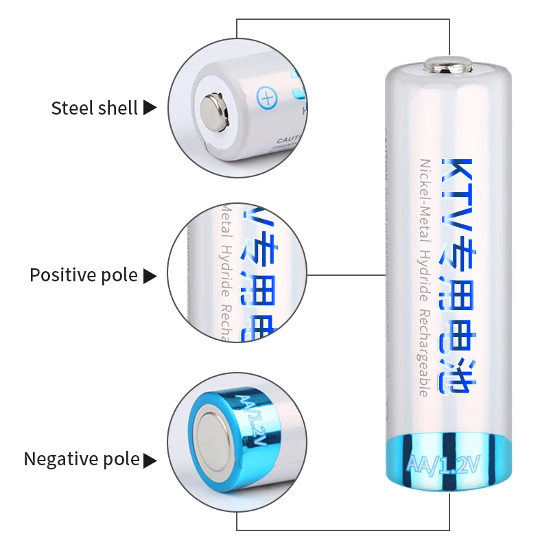 Rechargeable battery 1.2v 3300mAh battery pack with charger AA battery