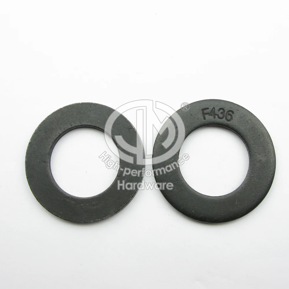 ASTM F436 Hardened Flat Washer Yellow Zinc Plated