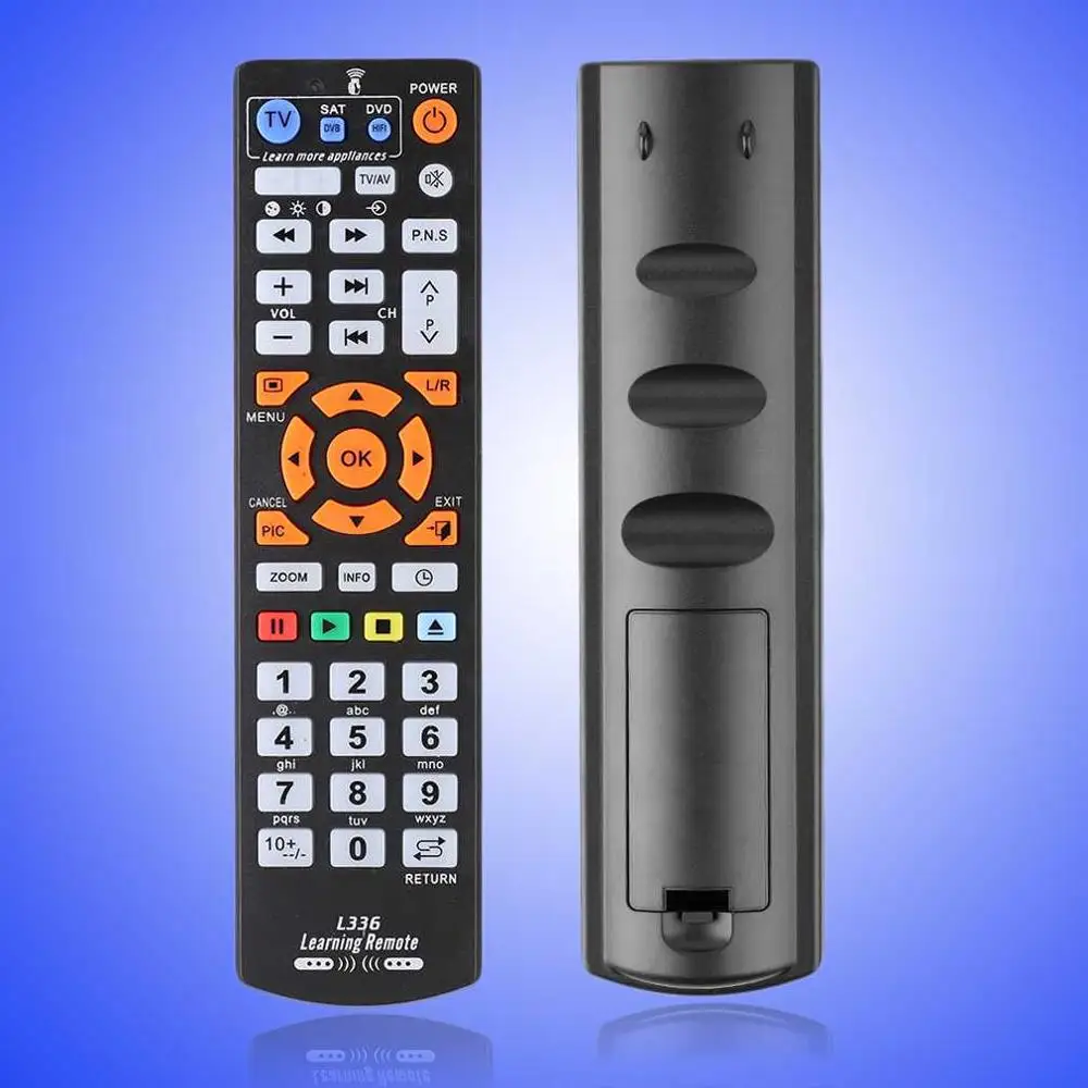 Universal Smart IR Remote Control with learn function, 3 pages controller copy for TV STB DVD SAT DVB HIFI TV BOX, L336