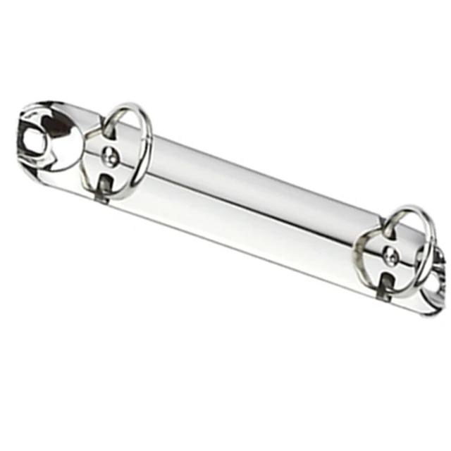 PU notebook ring mechanism,2 ring mechanism,black metal ring binder