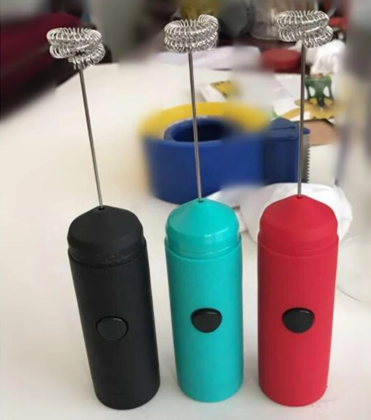 High Quality Stainless Steel Battery Operated Automatic Electric Plastic Milk Frother